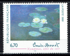 Claude Monet : "Nymphéas, Effet Du Soir" - Unused Stamps