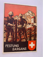 Carte Postale Suisse Festung Sargans - Autres & Non Classés