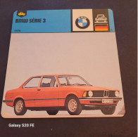 Fiches Illustrées  **  Voitures Anciennes  ** BMW Série 3 - Cars