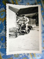 PHOTO AUTHENTIQUE MOTO ANCIENNE A Identifier - Cars