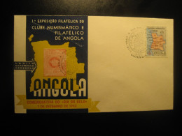 LUANDA 1962 Dia Do Selo Map Geography Cancel Cover ANGOLA Portuguese Area Portugal - Angola