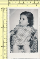 Cute Little Girl Kids Portrait Petit Fillette Enfant OLD ORIGINAL PHOTO ANCIENNE REAL - Anonyme Personen