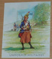 GUINEA 1997, Military Uniforms, Mi #B511, Souvenir Sheet, MNH** - Militaria