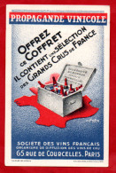 Carte Publicitaire "Propagande Vinicole" Offrez Ce Coffret ....Société Des Vins Français - Advertising