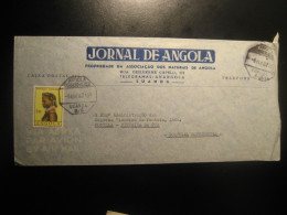 LUANDA 1962 To Figueira Da Foz Air Mail Cancel Jornal Journalism Press Cover ANGOLA Portuguese Area Portugal - Angola