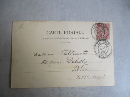 1903 LA BALME SAVOIE FACTEUR BOITIER BUREAU DISTRIBUTION - 1877-1920: Periodo Semi Moderno