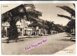 Liguria-savona-ceriale Passeggiata A Mare Di Levante Veduta Via Della Passeggiata Fine Anni 30 (v.retro) - Andere & Zonder Classificatie