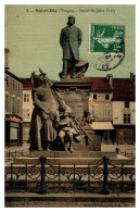 Saint-Dié - Statue De Jules-Ferry (toilée Et Colorisée) - Saint Die