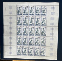 TAAF - 1979 PLANCHE FEUILLE 25v Timbres Navire MNH **  PO 79 - Ungebraucht