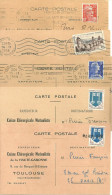 LOT 5 CARTES CAISSE CHIRURGICALE MUTUALISTE 31 TOULOUSE - Banco & Caja De Ahorros