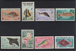 Cote Des Somalis - YV 292 à 299 N** MNH Luxe , Partie Basse De Série , Cote 18 Euros - Nuevos