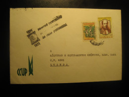 CATUMBELA 1971 To Luanda India Centenary Stamp Cancel Cover + Povoamento Stamp ANGOLA Portuguese Area Portugal - Angola