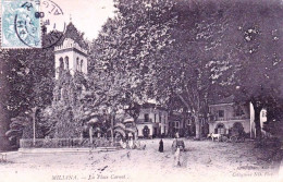 Algerie - MILIANA -  La Place Carnot - Café Lyonnais - Sonstige & Ohne Zuordnung