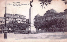Algerie -  ORAN -   L'hotel De Ville Et Le Monument De Sidi Brahim - Oran