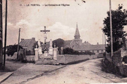 62 - Pas De Calais - LE PORTEL - Le Calvaire Et L'église - Le Portel