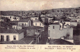 Grece -Ελλάδα -  SALONIQUE - Panoramade La Ville - Guerre 1914 - Grèce