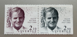 Timbres Suède Se-tenant 11/04/1986 2,10-2,90 Couronnes Neuf N°FACIT 1401-1402 - Ungebraucht