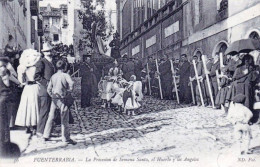 Espana -  FUENTERRABIA ( Hondarribia ) La Procesion De Semana  Santa El Huerto Y Los Angeles - Vari