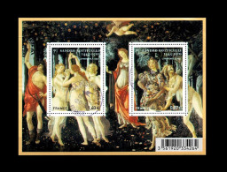 2010 N F4660 BLOC FEUILLET BOTICELLI OBLITERE CACHET ROND  #234# - Used Stamps