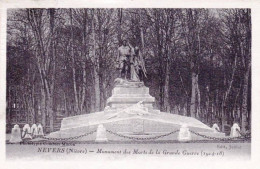 58 - Nievre -  NEVERS  -  Monument Aux Morts De La Grande Guerre 1914 - 18 - Nevers