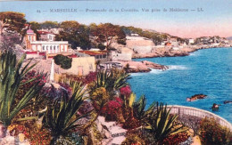 13 -  MARSEILLE -  Promenade De La Corniche -  Vue Prise De Maldorme - Endoume, Roucas, Corniche, Spiaggia