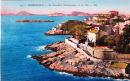 13 -  MARSEILLE -  La Corniche Malmousque Et Les Iles - Endoume, Roucas, Corniche, Plages