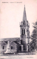 72 - Sarthe - VIBRAYE - L'église Et Le Monument Aux Morts - Vibraye