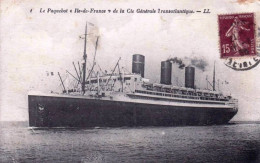 Transports - Le Paquebot "ILE De FRANCE" De La Cie Generale Transatlantique - Dampfer