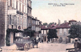 32 - Gers -  AUCH - Place Villaret Joyeuse Et Le Central Hotel - Auch