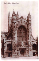 U.K  - Somerset -  BATH - Abbey West Front - Bath