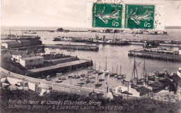 U.K - JERSEY -   Port De St Helier Et Chateau Elisabethe - Autres & Non Classés