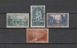 FRANCE 4 TIMBRES OBLITERES DE 1929 à 1938     Cote : 93,50 € - Used Stamps