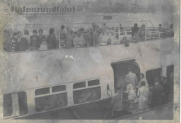 Allemagne - Carte Photo - Hambourg (?) - Croisière Dans Le Port, Années 60 - Sonstige & Ohne Zuordnung