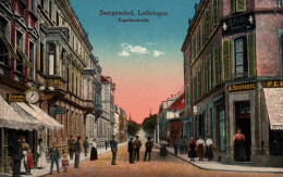 Saargemünd, Lothringen (Sarreguemines, Lorraine) Kapellenstrasse, Rue De La Chapelle - Edition Felix Luib, Carte De 1919 - Sarreguemines