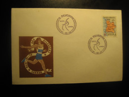 LUANDA 1974 San Silvestre Run Runnning Maraton Athletics Cancel Cover ANGOLA Portuguese Area Portugal - Angola