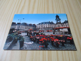 Rennes (35).Le Marché Aux Fleurs - Place De L'Hôtel De Ville - Carte Animée. - Rennes