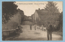 A053  CPA  CHATILLON-sur-SAONE (Vosges)    Entrée Du Village   ++++++ - Autres & Non Classés