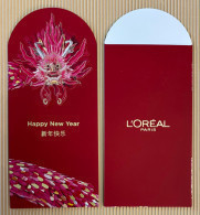 CC Chinese Lunar New Year FREE SHIPPING-FDP GRATUIT!! L'OREAL" Red Pockets RED CNY 2024 - Modern (vanaf 1961)