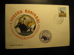 LUANDA 1976 Pro Natura Nature Conservation Filatelia Cancel Cover ANGOLA Portuguese Area Portugal - Angola