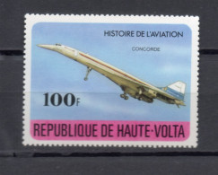 HAUTE VOLTA  N° 453      NEUF SANS CHARNIERE  COTE 1.50€     CONCORDE  AVION - Haute-Volta (1958-1984)