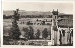 CPSM DE SAINT-GAUDENS  (HAUTE GARONNE)  VUE VERS LES HAUTES PYRÉNÉES ET LA PLAINE DE RIVIÈRE - Saint Gaudens