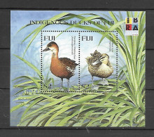 Fiji 1999 Birds - Ducks MS MNH - Eenden