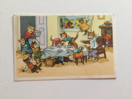 Carte Postale Ancienne Chats Habillés - Geklede Dieren