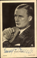 CPA Schauspieler Rudolf Fernau, Portrait, Autogramm - Schauspieler