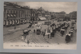 CPA - 06 - N°113 - Nice - La Place Massena - Animée - Circulée - Places, Squares