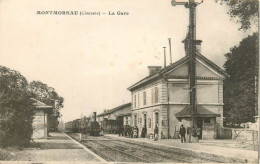 MONTMOREAU LA GARE ARRIVEE DU TRAIN - Autres & Non Classés