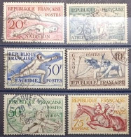 FRANCE N°960 à 965 Jeux Olympiques D’Helsinki. (USED) - Used Stamps