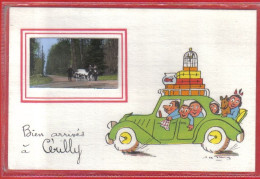 Carte Postale Fantaisie  03. Cérilly  En Vacances  Très Beau Plan - Andere & Zonder Classificatie