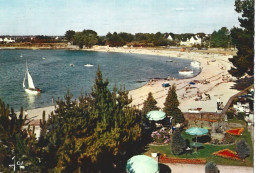 Carte Postale - Concarneau-le-Cabellou - La Plage Du Cabellou Et Le Jardin De La Belle-Etoile - Concarneau