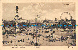 R142043 Ausstellungsstrase. Riesenrad. Jegetthoff Monument. Praterstern. Wien II - Wereld